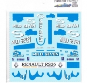 D374 1/18 Renault R26 Tobacco Decal [D374]