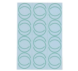 D533 1/18 '09 Soft Tire Green Ring Decal [D533]