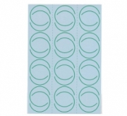 D533 1/18 '09 Soft Tire Green Ring Decal [D533]