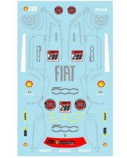 D786 1/64 Ferrari 458 J.Fisichella FIAT500 decal [D786]