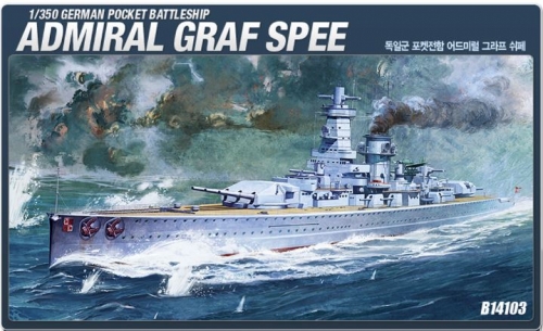 14103 1/350 German Navy Admiral Graf Spee  Academy