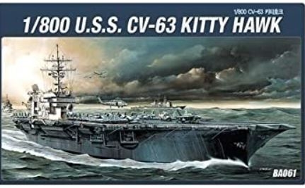 14210 1/800 USS CV-63 Kitty Hawk Academy