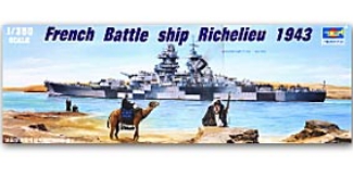05311 1/350 French Battleship Richelieu 1943 Trumpeter