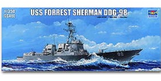 04528 1/350 USS Forrest Sherman DDG-98 Arleigh Burke Class Trumpeter