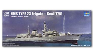 04544 1/350 HMS Type 23 Frigate Kent (F78) Trumpeter