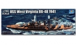 05771 1/700 USS West Virginia BB-48 1941 Trumpeter