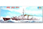 05758 1/700 HMS Zulu (F18) British Tribal Class Destroyer 1941 Trumpeter