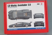 [사전 예약 ~3/23일] HD03-0550 1/24 LB-Works Aventador 2.0 Full Detail Kit (Resin+PE+Decals+Metal Wheels+Metal parts+Meta