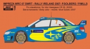 REJ0144 Transkit – Subaru Impreza WRC - SWRT - 0Ireland Rally 2007 1/24 for Hasegawa kit