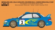 REJ0225 Transkit - Subaru Impreza WRC 00 - SWRT 2000 - Catalunya / San Remo rally 1/24 for Tamiya kit