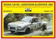 REJ2415A A Kit – Škoda 130RS - Agroteam JZD Slušovice - 1983 Rallye Tatry / Barum 1/24 full resin kit wi