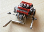 REJSP992 Lancia Stratos HF - Engine - resin parts 1/24 for Hasegawa kit