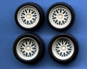 REJSP988 Wheels typeGT + tyres - 4 pieces 1/24 0