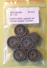 REJSP972 Wheels – O.Z. 18‘‘/ Ford Fiesta WRC - 15 spoke / 5 pcs 1/24 for Belkits kit