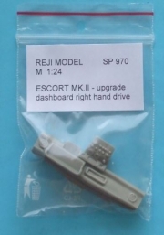 REJSP970 Transkit - Escort Mk.II - dashboard right hand drive 1/24 for ESCI + Revell kit