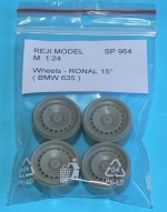 REJSP964 Wheels – Ronal 15‘‘ / BMW 635 / 4 pcs 1/24 for Tamiya kit