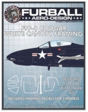 FUR48-042 1/48 F9F-8 Canopy Seals Decal