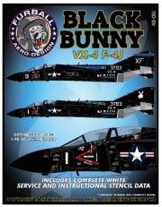 48-061 1/48 VX-4 F-J BLACK BUNNY Decal
