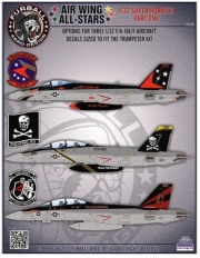 FUR32-001 1/32 Air wing All Stars: Super Hornets Part I Decal