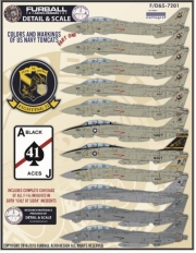 FURF/D&S-7201 1/72 Tomcat Colors & Markings Part I Detail & Scale
