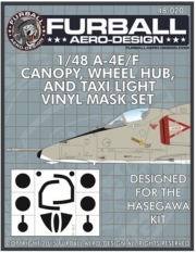 FURFMS-020 1/48 A-4E/F Vinyl mask Set for the Hasegawa Kit MASK SETS