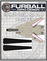 FURFMS-024 1/48 F-14 Spoiler and Flap Mask Set for the Tamiya Kit MASK SETS