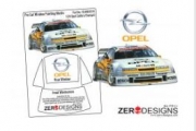 DZ578 1:24 Opel Calibra V6 DTM Pre Cut Window Painting Masks (Tamiya) ZD-WM-0074