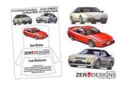 ZD-WM-0072 1:24 Nissan 180SX - S13 - Sileighty Pre Cut Window Painting Masks (Fujimi) ZD-WM-0072