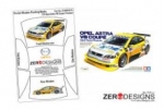 [사전 예약] ZD-WM-0070 1:24 Opel Astra V8 Coupe Pre Cut Window Painting Masks (Tamiya) ZD-WM-0070