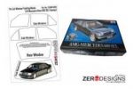 [사전 예약] ZD-WM-0060 1:24 Mercedes Benz 600SEL Coupe Pre Cut Window Painting Masks (Tamiya) ZD-WM-0060