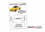 [사전 예약] ZD-WM-0052 1:24 Mercedes AMG GT Pre Cut Window Painting Masks (Revell) ZD-WM-0052