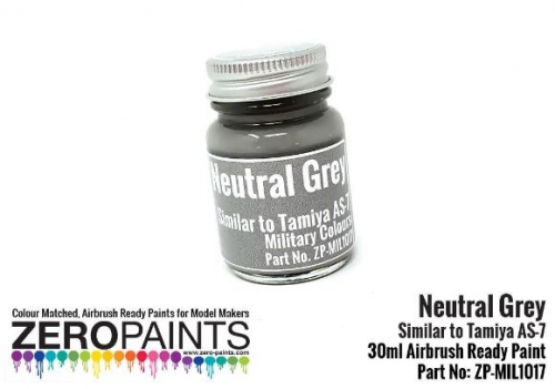 [사전 예약] ZP-MIL1 Neutral Grey (Similar to AS-7) Paint 30ml ZP-MIL1