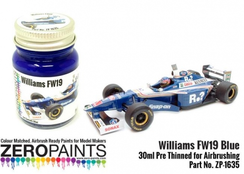 [사전 예약] ZP-1635 Williams FW19 Blue Paint 30ml ZP-1635