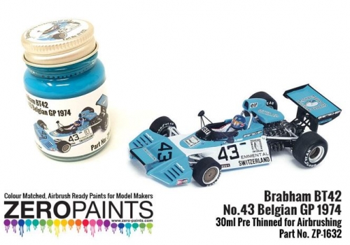 [사전 예약] ZP-1632 Brabham BT42 Blue Turquoise Paint 30ml ZP-1632