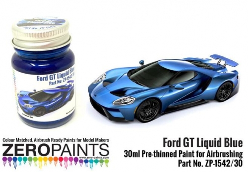 [사전 예약] ZP-1542 Ford GT Liquid Blue Paint 30ml ZP-1542
