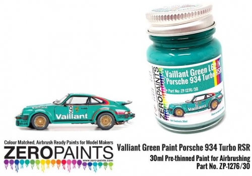 [사전 예약] ZP-1276 Valliant Green Paint Porsche 934 Turbo RSR 30ml ZP-1276