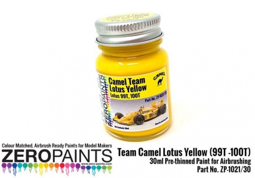 [사전 예약] ZP-1021 Team Camel Lotus Yellow (99T -100T) Paint 30ml ZP-1021