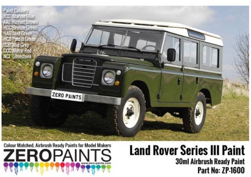 [사전 예약] ZP-1600 Land Rover Series III Paints - 30ml ZP-1600