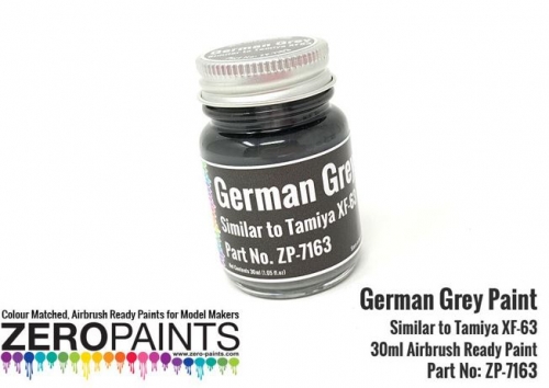 [사전 예약] ZP-7163 German Grey Paint 30ml - Similar to Tamiya XF-63 ZP-7163