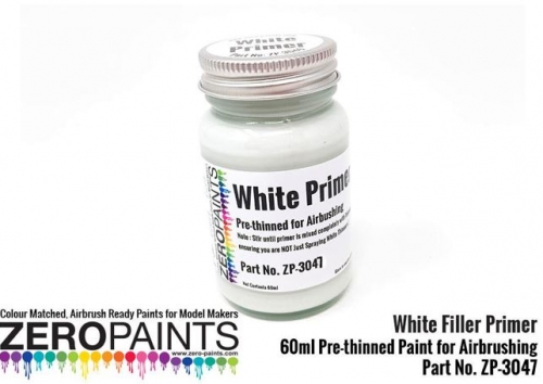 [사전 예약] ZP-3047 Airbrushing White Primer/Micro Filler 60ml ZP-3047