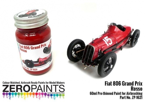 [사전 예약] ZP-1621 Fiat 806 Grand Prix Rosso Paint 60ml ZP-1621