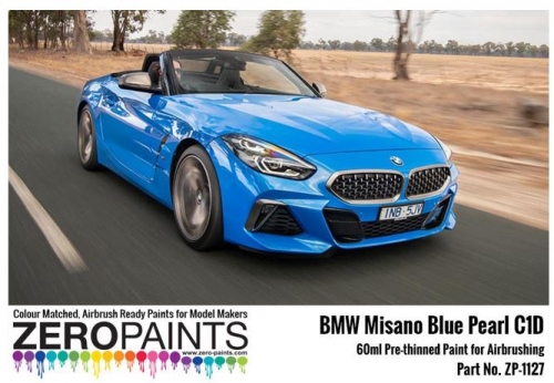 [사전 예약] ZP-1127 BMW Misano Blue Pearl Paint 60ml ZP-1127