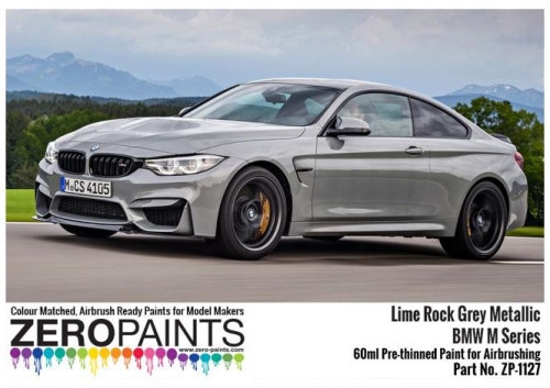 [사전 예약] ZP-1127 BMW Lime Rock Grey Metallic Paint 60ml ZP-1127
