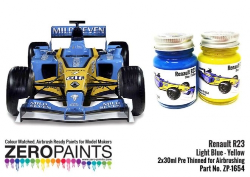 [사전 예약] ZP-1654 Renault R23 Blue/Yellow Paint Set 2x30ml ZP-1654