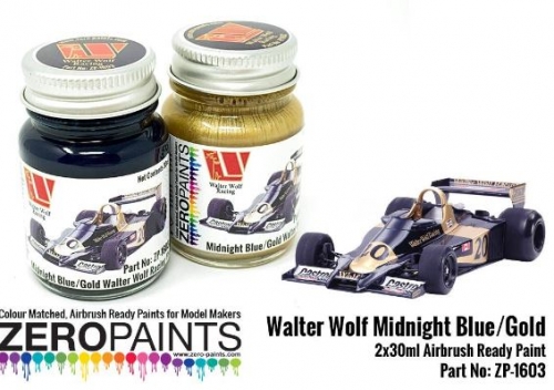 [사전 예약] ZP-1603 Walter Wolf Midnight Blue and Gold Paint Set 2x30ml ZP-1603