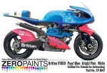 [사전 예약] ZP-1647 Britten V1000 - Pearl Blue - Bright Pink - White Paints 3x30ml ZP-1647