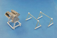 P991 1/20 DFV Engine stand & pit stand set Model Factory Hiro