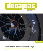 [사전 예약] DCL-LOG009 1/12 Tire sidewall white chalk markings