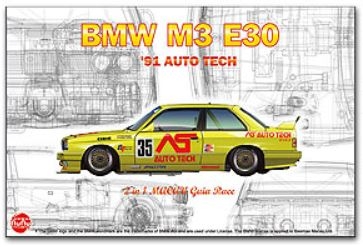 PN24014 1/24 BMW M3 E30 '91 Auto Tech