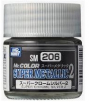 SM-206 Super Chrome Silver 2 (Super Metallic)10ml